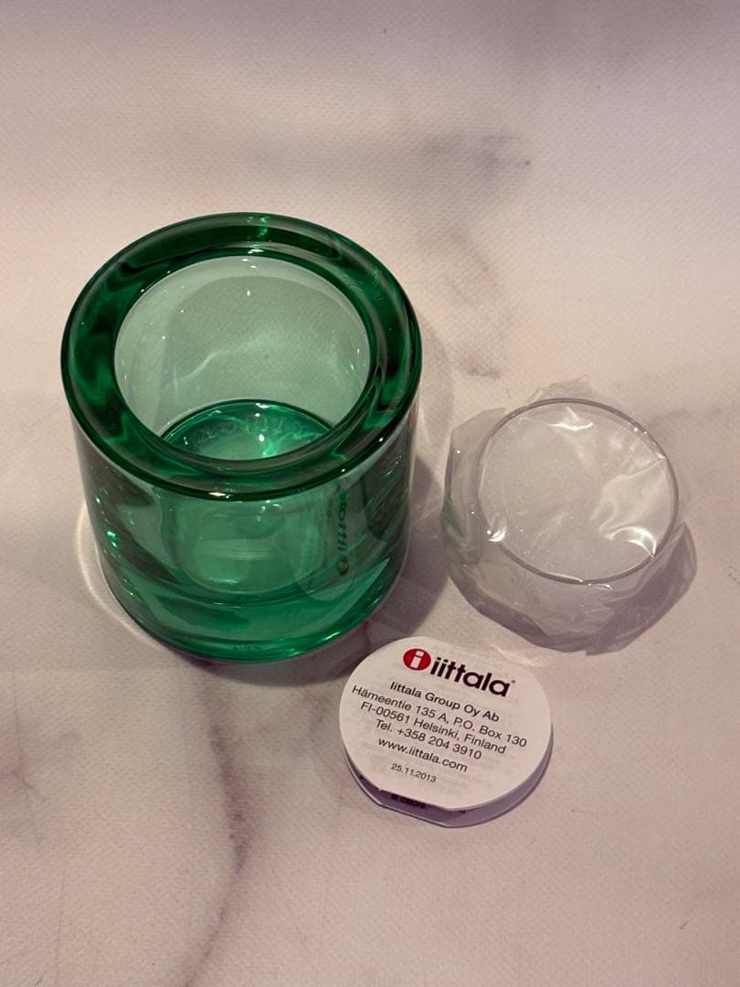 イッタラkivi 60mmライトグリーン・ウルトラマリンブルー　廃盤色2個セット