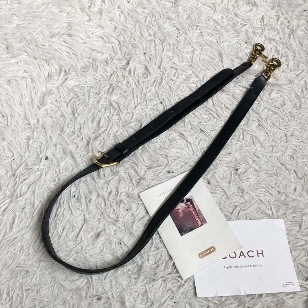 美品 vintage coach old archive ウィリス 黒 ブラック