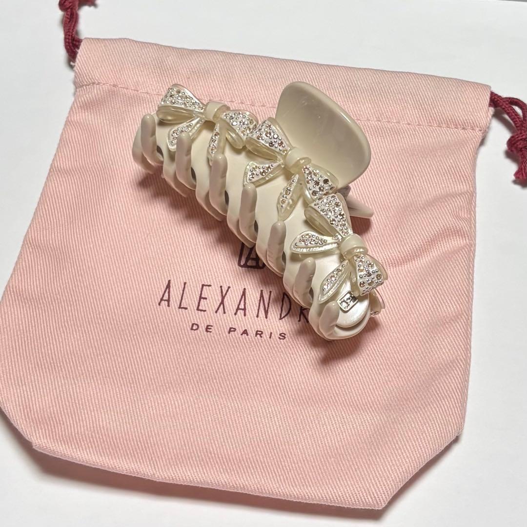 アレクサンドルドゥパリ クリップ　Mサイズ　リボンモチーフ