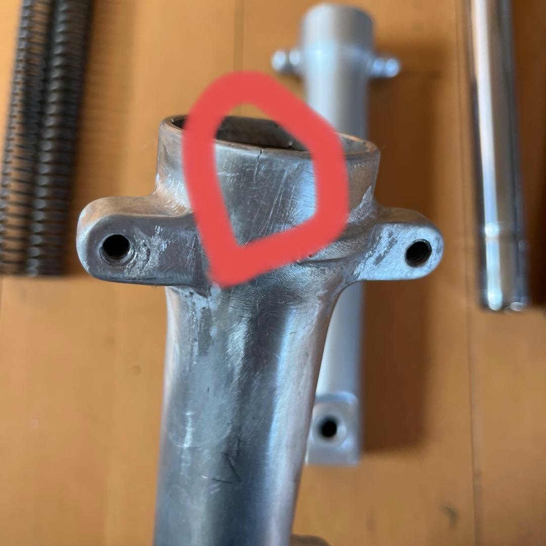 NSR50フロント周り。オーバーホールセット