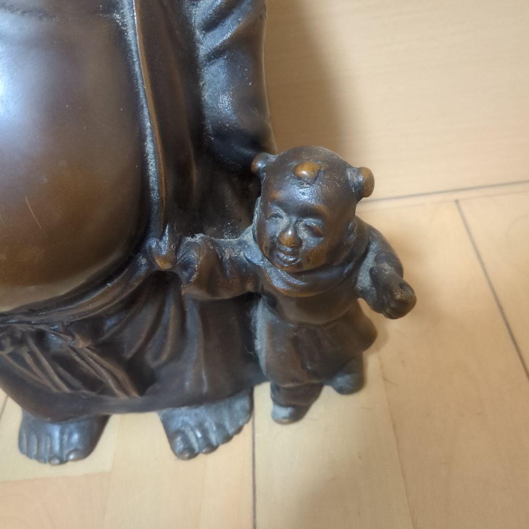 ブロンズ　布袋様　縁起物　置物