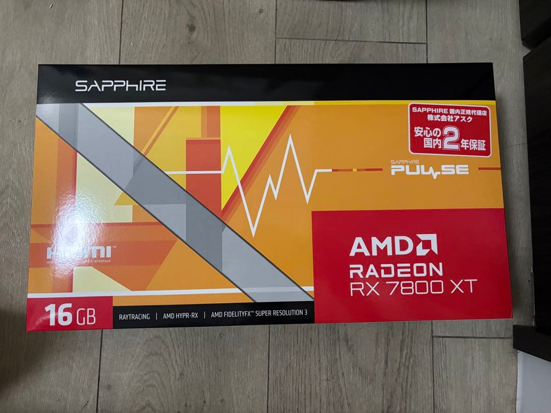 グラフィックボード・グラボ・ビデオカード SAPPHIRE PULSE RX 7800 XT 16GB GDDR6