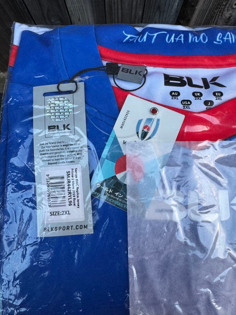 ラグビーW杯 2019 日本大会 サモア 代表ジャージ 2XL