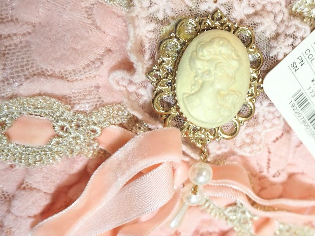 LIZ LISA ピンク レース ワンピース フレアスリーブ　リズリサ　希少