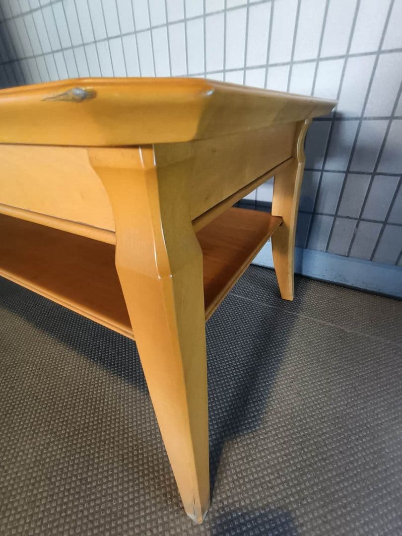 天然木　ナチュラル　センターテーブル　ローテーブル