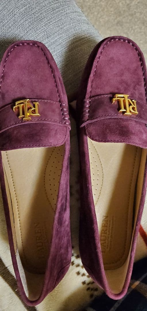 Ralph Lauren バーガンディ ローファー38.5