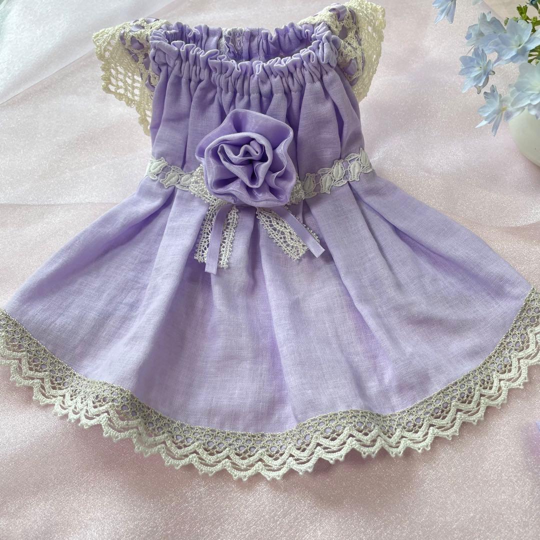 ライラックのワンピース　オーダーページ　犬服　ハンドメイド　∞TuTu∞