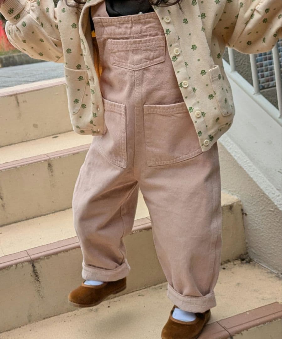 SOOR PLOOM 2yr/92cm rosewood オーバーオール