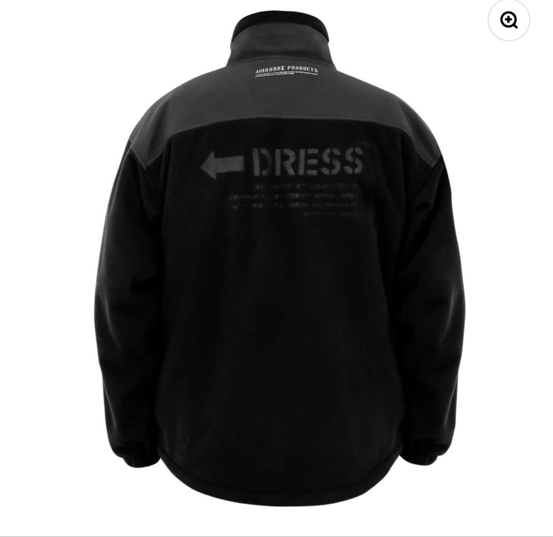 ドレス　タクティカルフリースジャケット　新品　L DRESS ブラック