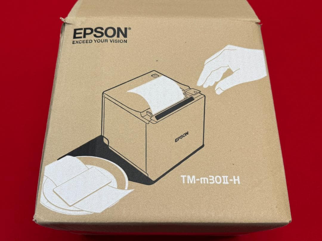 使用極少 EPSON TM-m30Ⅱ-H ブラック レシートプリンター ⑲