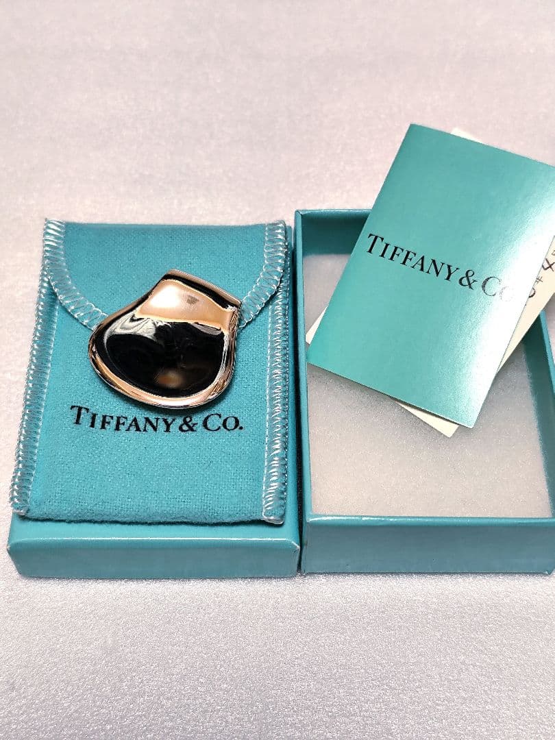 希少 Tiffany & Co. サムプリント マネークリップ