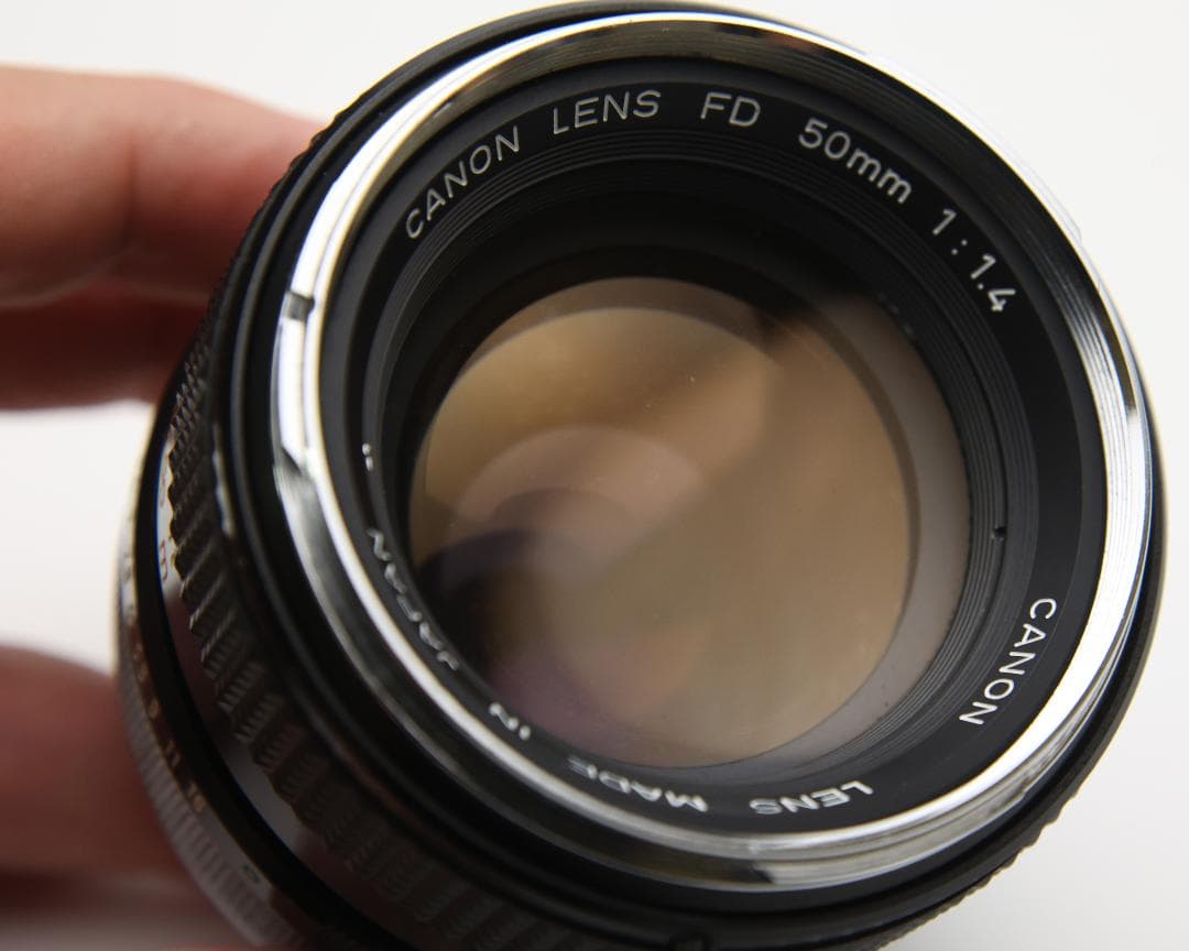 【動作確認済】Canon 旧 F-1 旧 FD 50mm F1.4 【実用品】