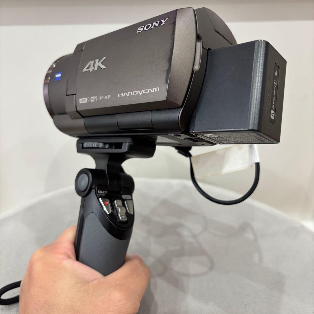 【おに】SONY 4K ビデオカメラ FDR-AX45 本体一式　付属品