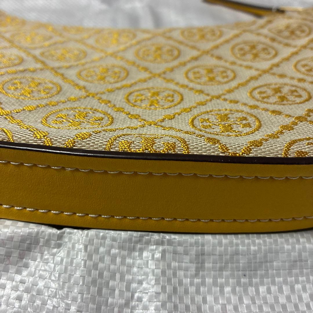 Nanaトリーバーチショルダーバッグ ベージュ/イエロー