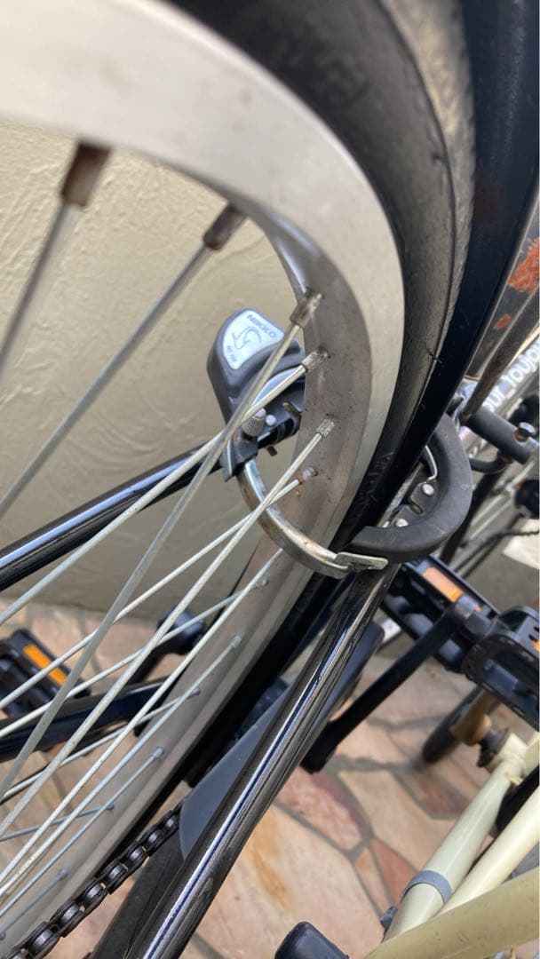 22インチ　子供用自転車　黒色