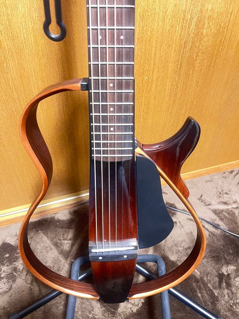 YAMAHA SLG200S TBS　サイレントギター 専用ソフトケース付き