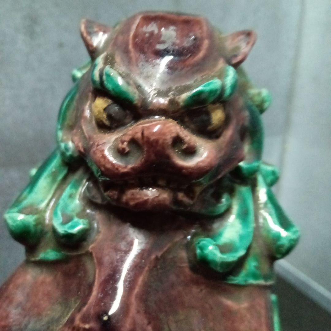 職*k様 狛犬、華中亭道八作、幕末名工、約サイズ高20センチ、横10センチ