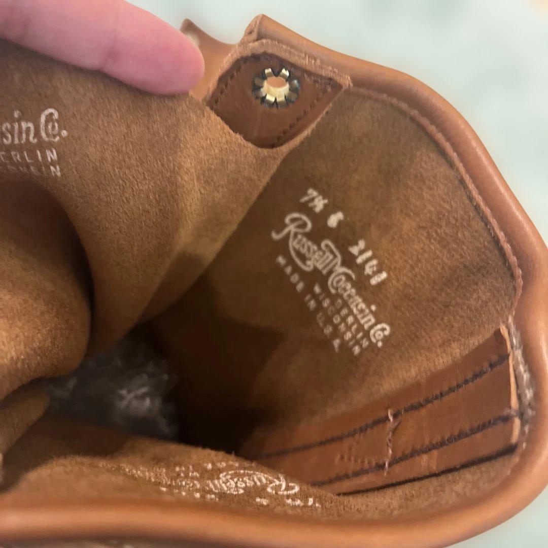 美品　Russell Moccasin ラッセルモカシン サファリ25.5