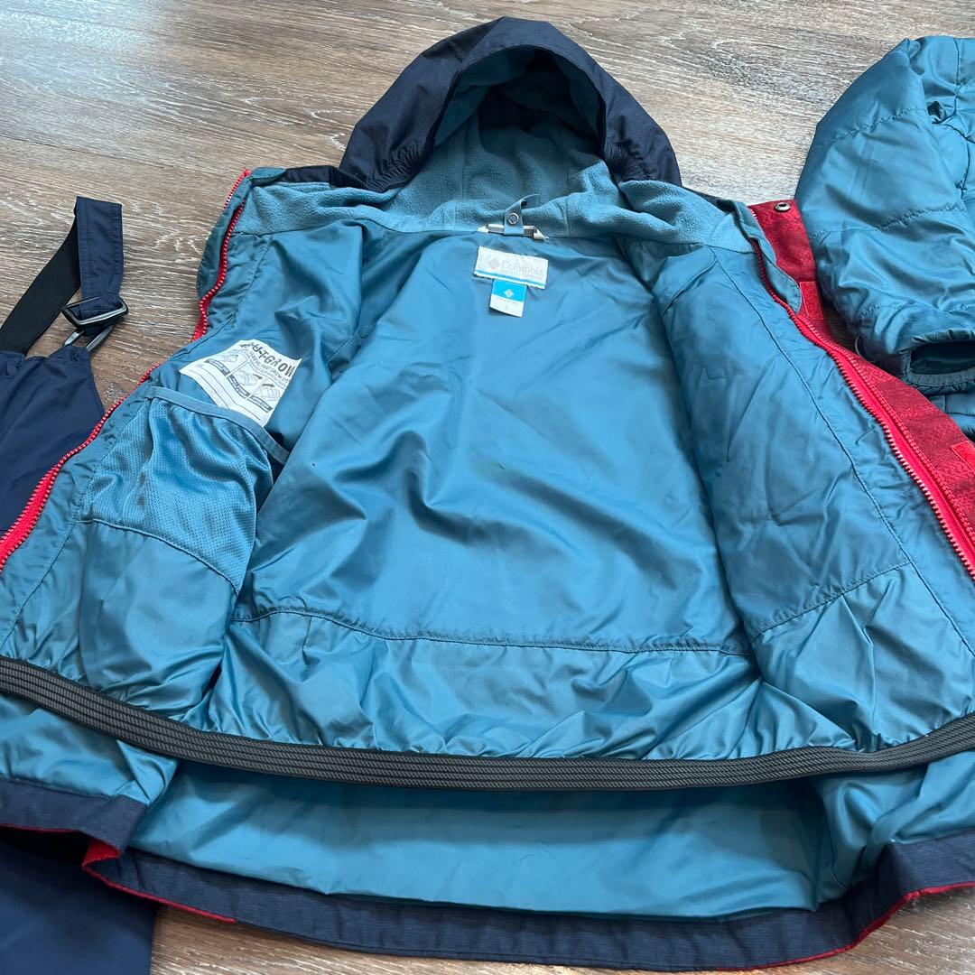 コロンビア　スキーウェア スノボーウェア 上下 130 S子供　ジュニア　男の子