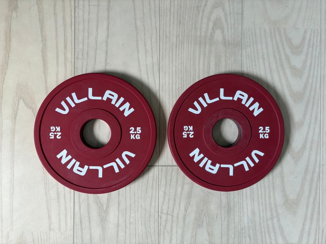 【引取限定】VILLAIN コンペティションバンパープレート 210kgセット