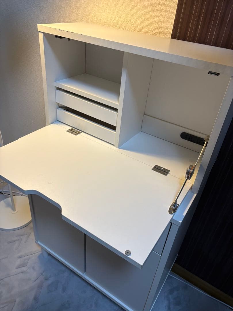 ロウヤ　LOWYA ドレッサー　収納ドレッサー　ホワイト