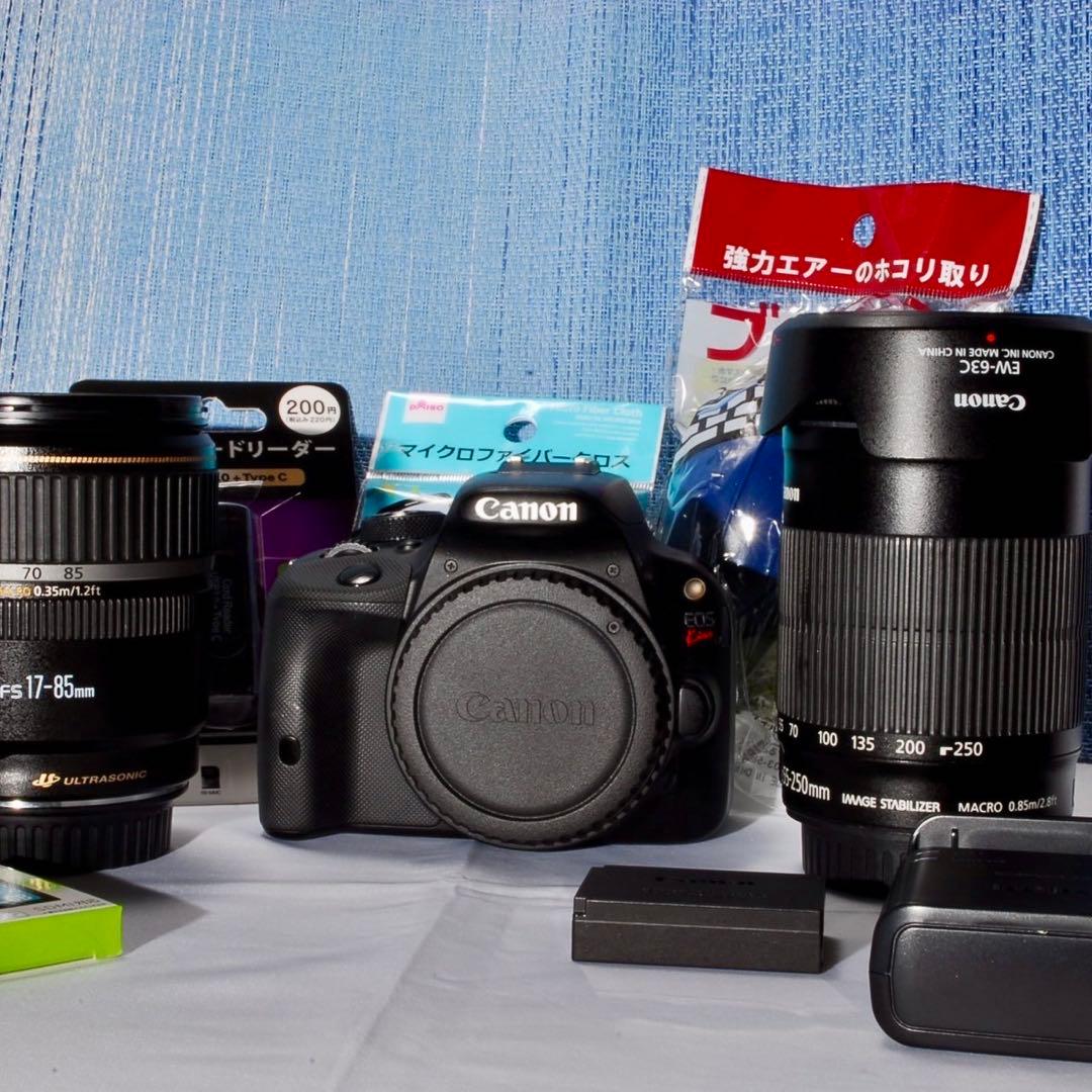 ♥️スマホ転送♪Canon キヤノン EOS Kiss X7 Wレンズセット♥️