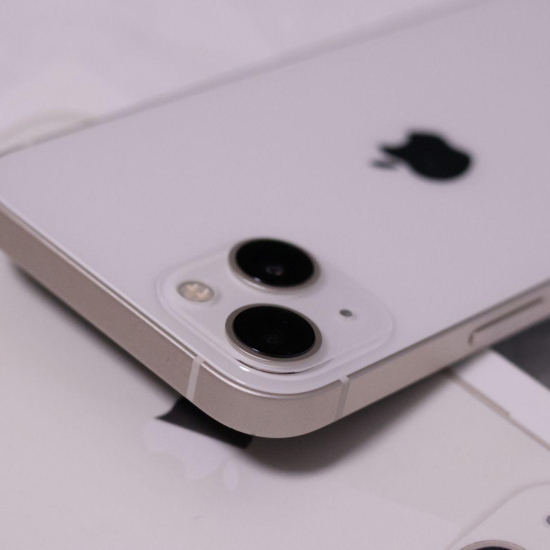 【美品】iPhone 13 128GB ホワイト 白ロム