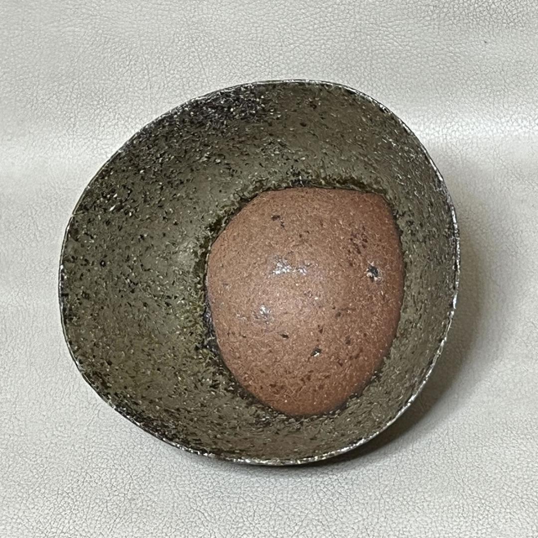 中村梅山 鉢 共箱 菓子鉢 抹茶碗 茶道具 【k3315】