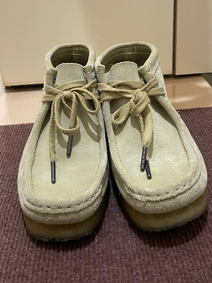 Clarks クラークス ワラビー 23.5cm ベージュ 定番カラー