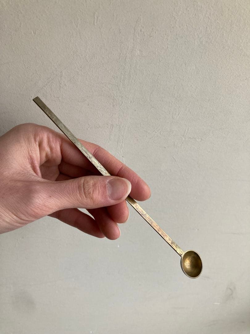 専用ページ　古道具　真鍮　薬匙　匙　5本セット