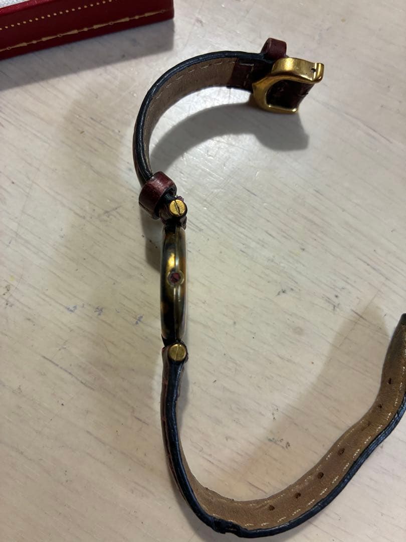 カルティエ マスト ヴァンドーム ヴェルメイユ 腕時計 ゴールド (ジャンク品）