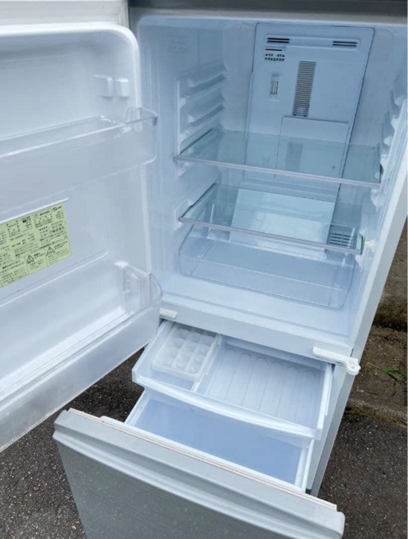2018年式 137L 2ドア冷蔵庫 シャープ SJ-D14D-S