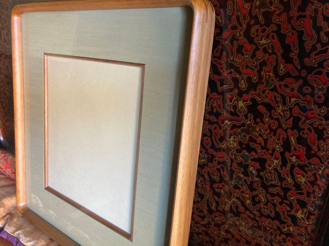 木製 緑色 写真額縁　18個まとめて