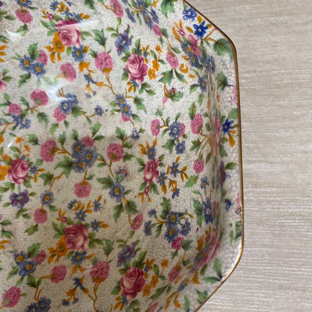  Winton オールドコテージチンツ　八角形ボウル