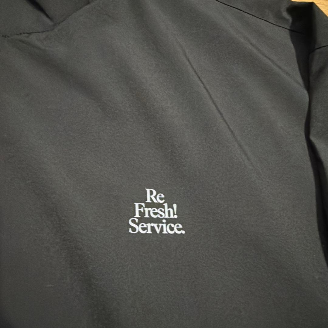 Fresh Serviceブラックナイロンジャケット・パンツセット