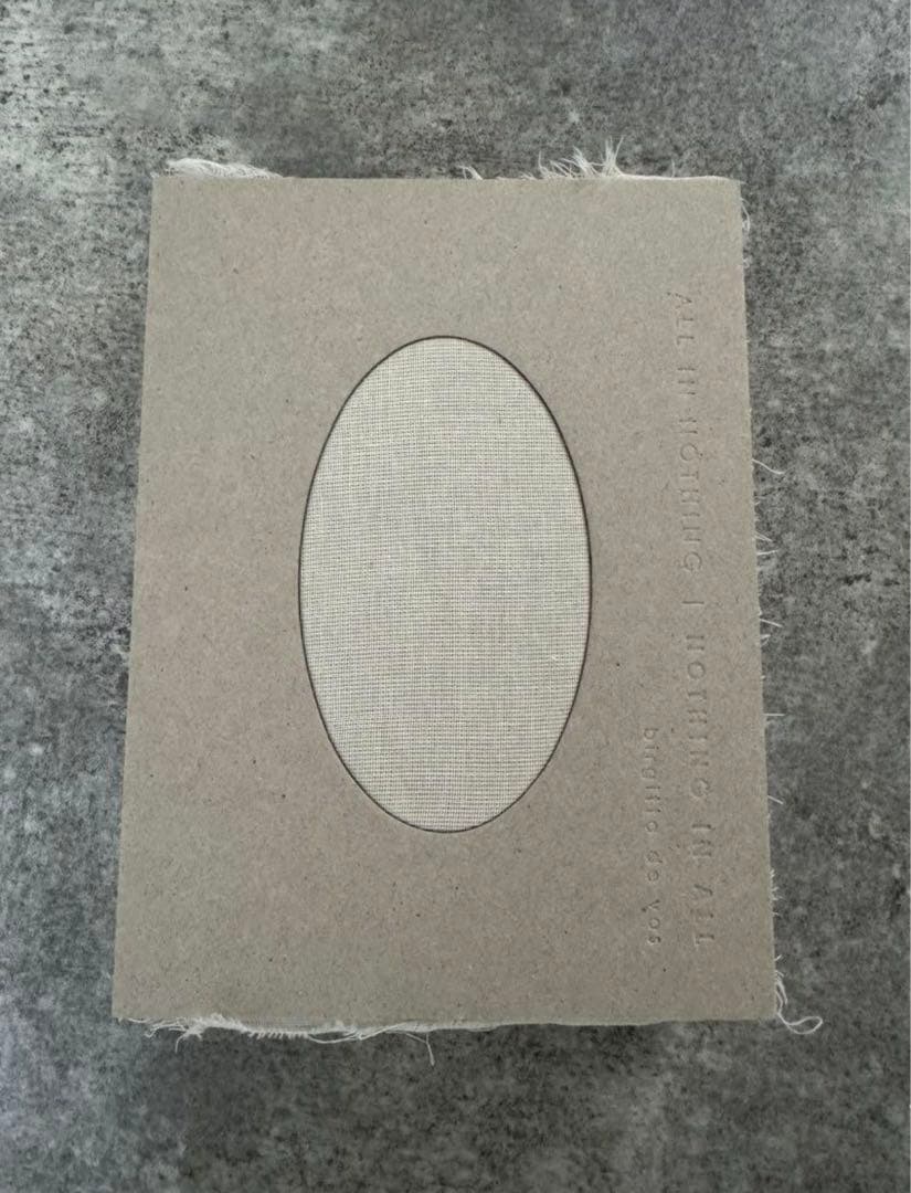 アート・デザイン・音楽 Birgitta De Vos All in Nothing | Nothing