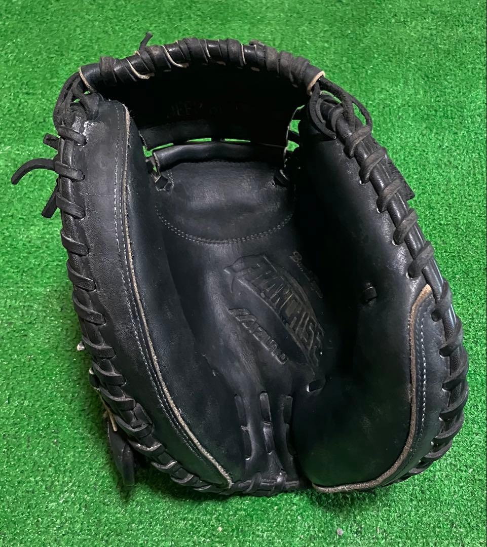 一般 軟式野球 キャッチャーミット ミズノ MIZUNO ブラック 大人サイズ