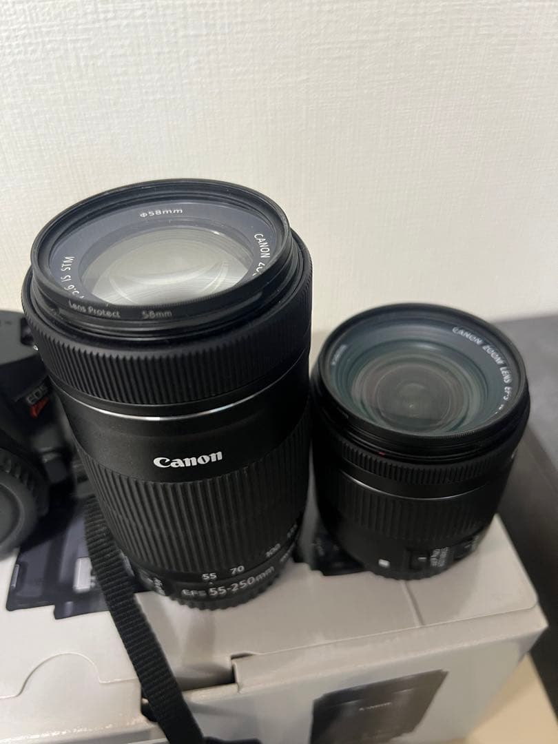 美品！Canon EOS Kiss X10 本体 ダブルレンズキット