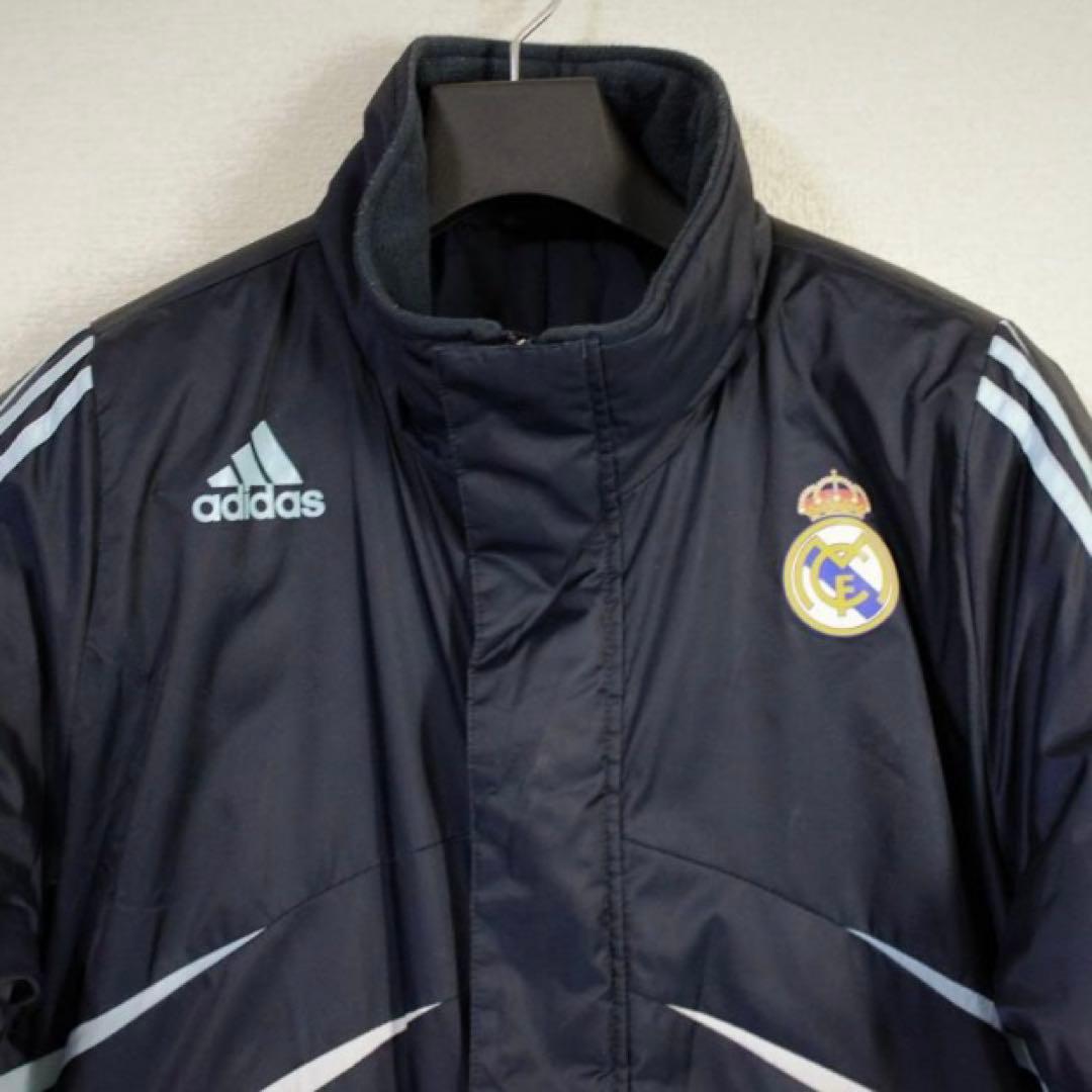 未使用　保管品　adidas レアル・マドリード sizeO ベンチコート