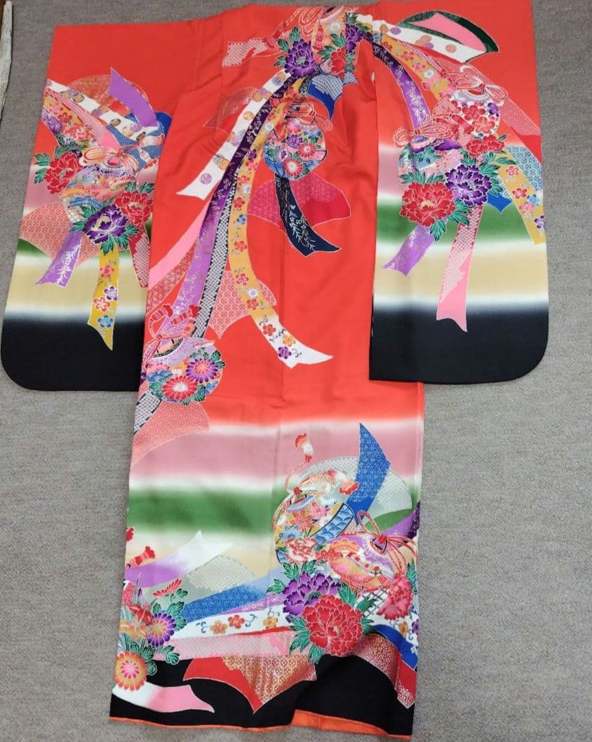 七五三　7歳　着物＆はこせこセット