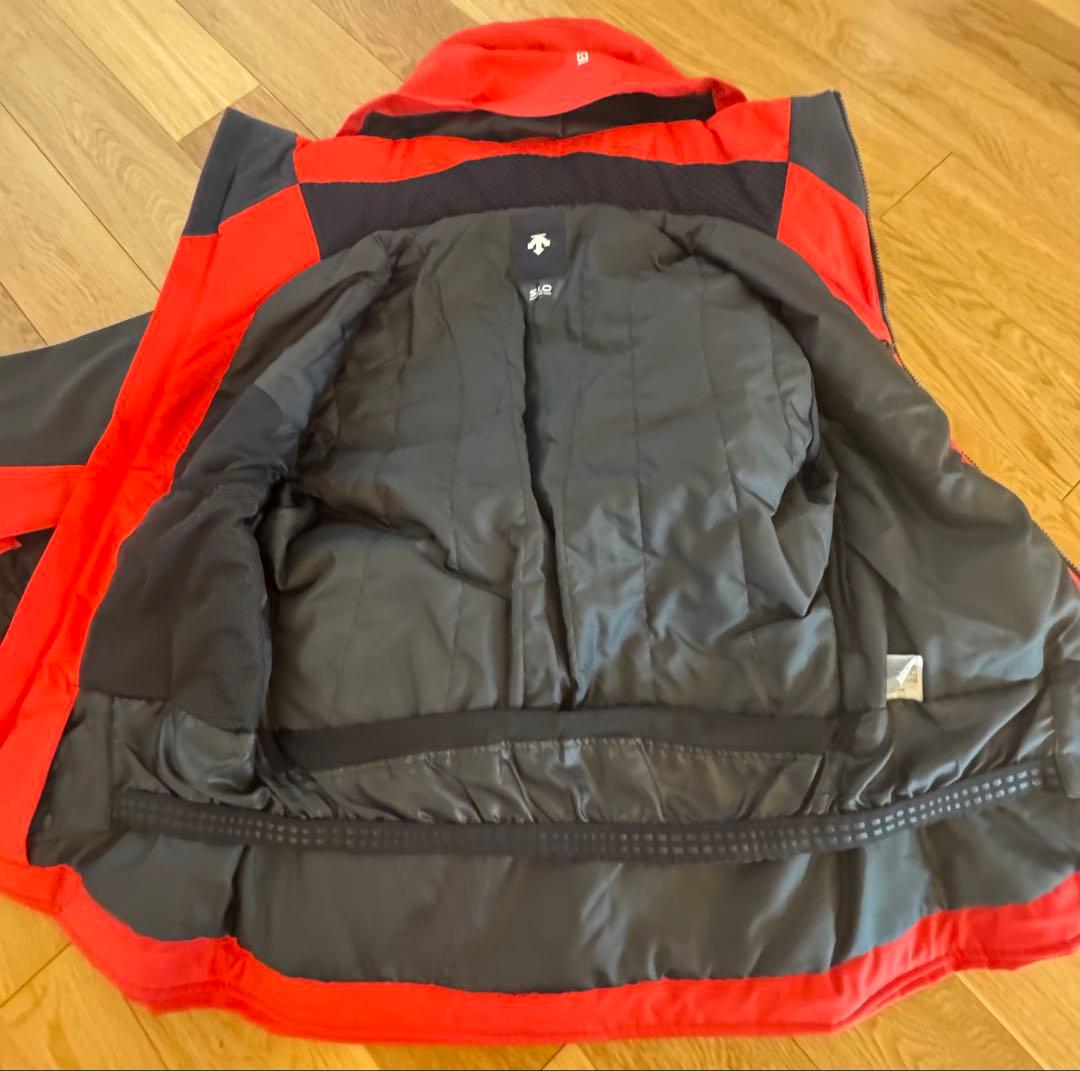 DESCENTE スキーウェア レッド/ブラック