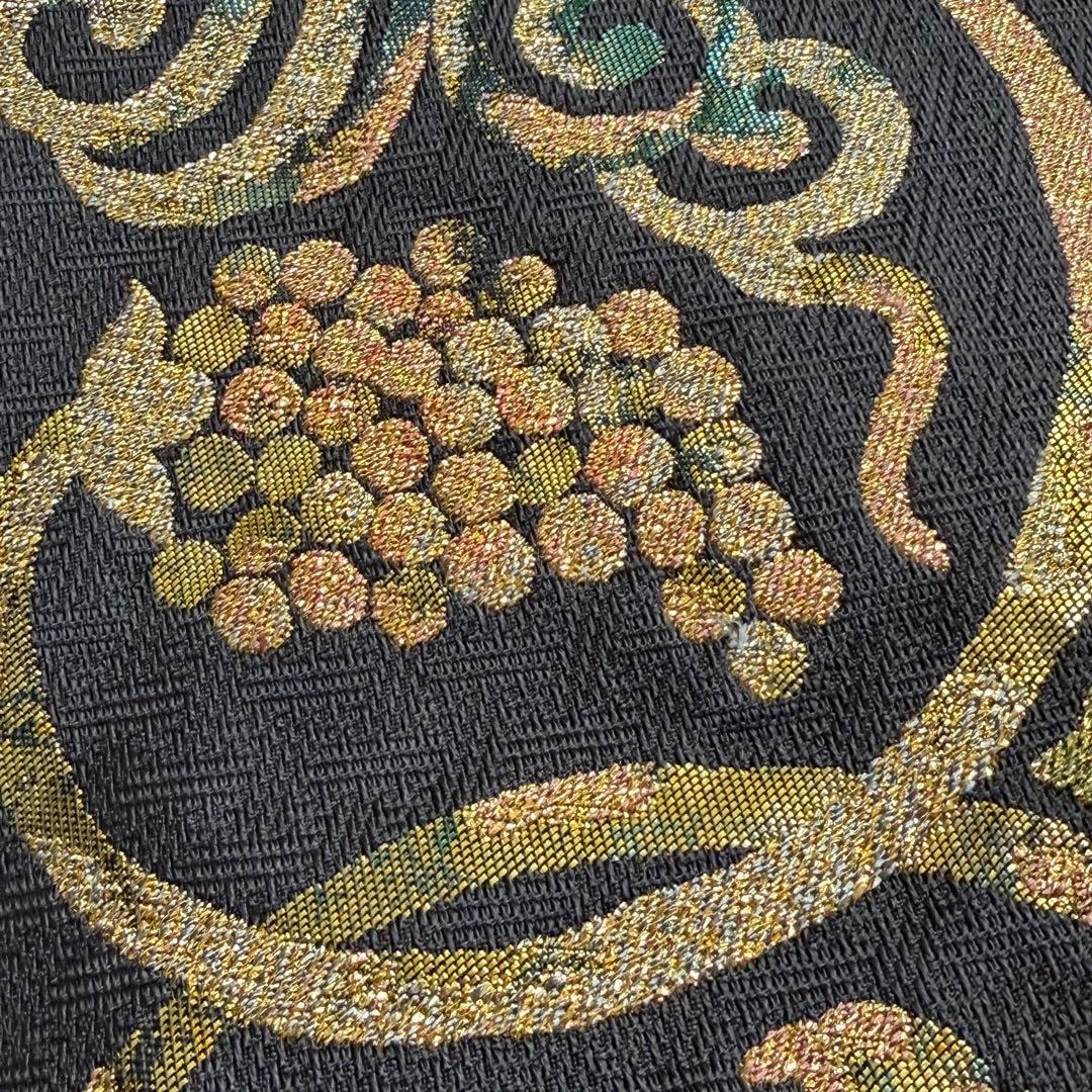 専用　m-83 葡萄唐草 アラベスク　六通 袋帯 正絹