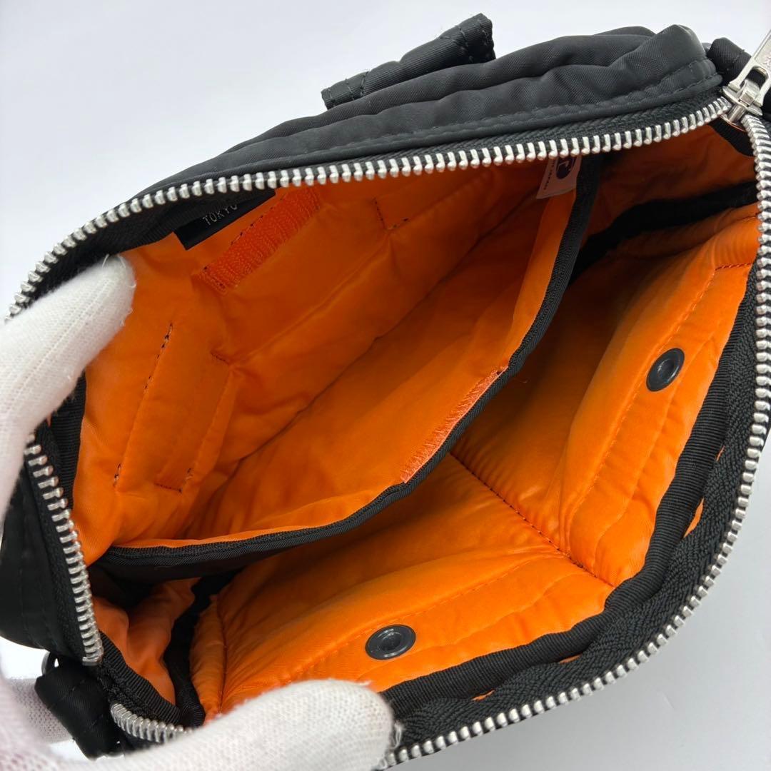 ポーター タンカー ショルダーバッグ コンパクト 黒 ナイロン 日本製 お出かけ