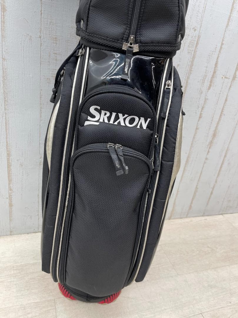 SRIXON キャディバッグ ゴルフバック 7分割 ブラック スリクソン
