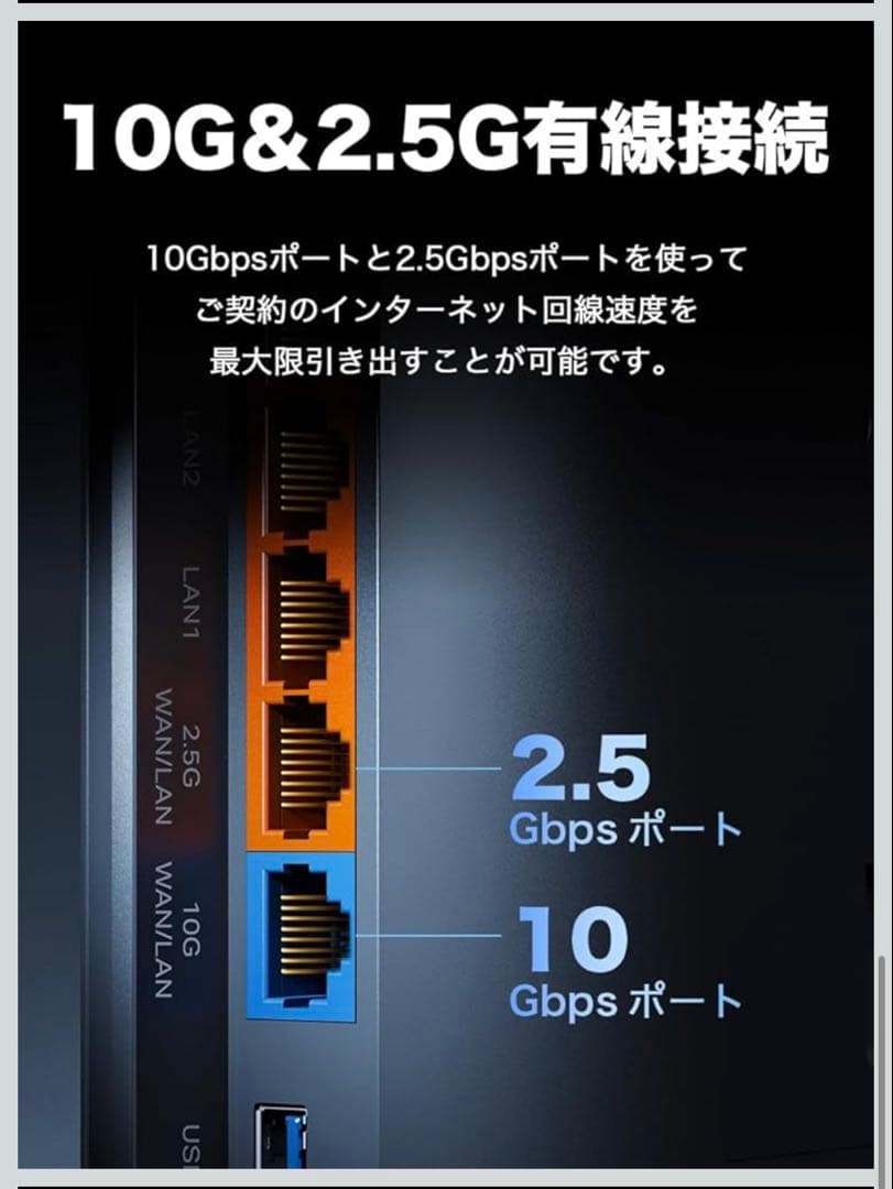 【新品未開封】TP-Link Archer BE7200 Wi-Fi7 ルーター