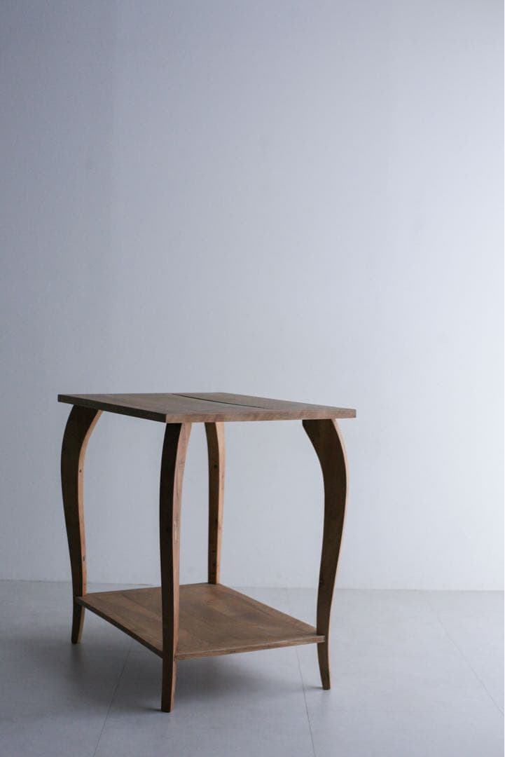 フランス　サイドテーブル　ダイニングテーブル　　無垢材　ブロカント　古家具