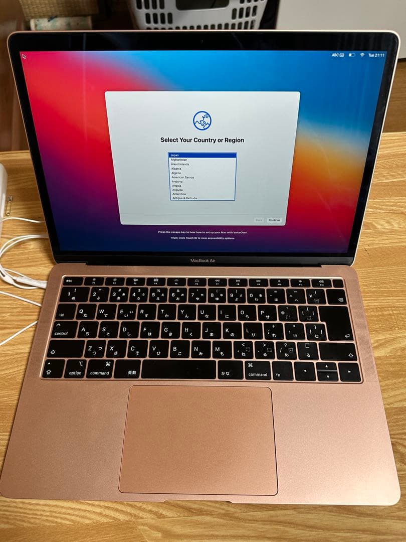 Apple MacBook Air 13インチ ローズゴールド
