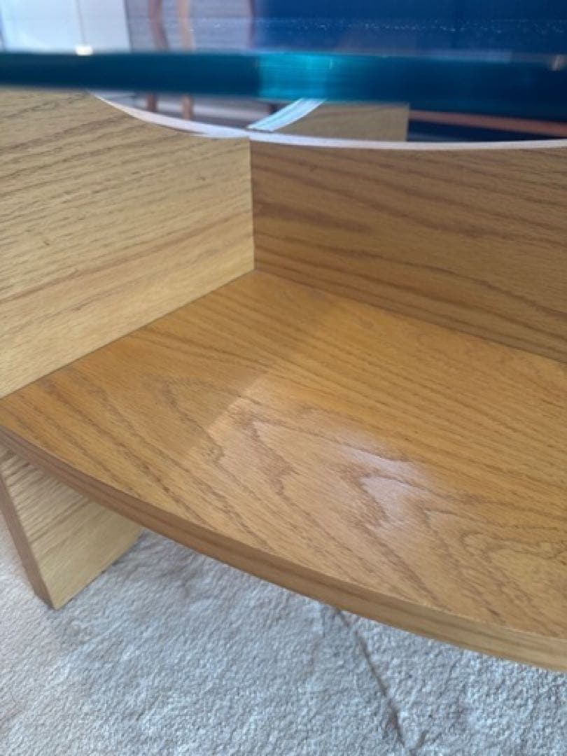 NOCE ガラステーブル ローテーブル