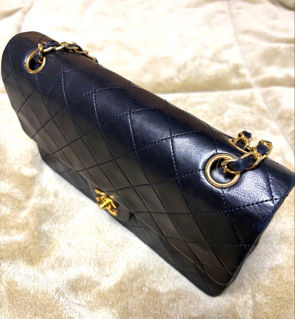 CHANEL シャネル マトラッセ 25 Wフラップ ショルダー