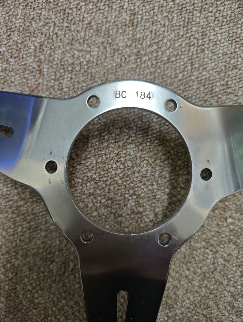 【当時物良品】NARDI ナルディ クラシック ウッドステアリング 約33cm